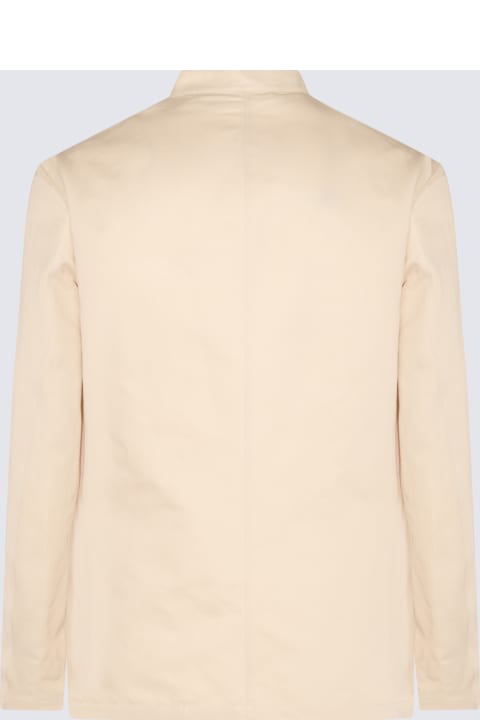 PT Torino Coats & Jackets for Men PT Torino White Cotton Casual Jacket