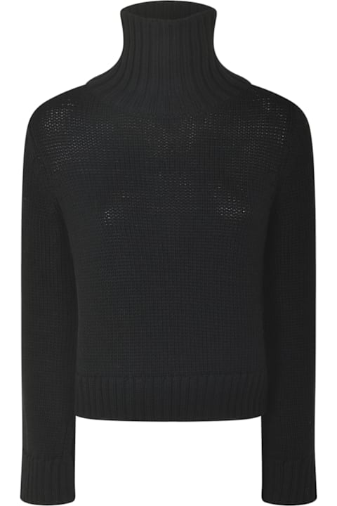 Base Sweaters for Women Base High Turtleneck Cropped Knit Pullover