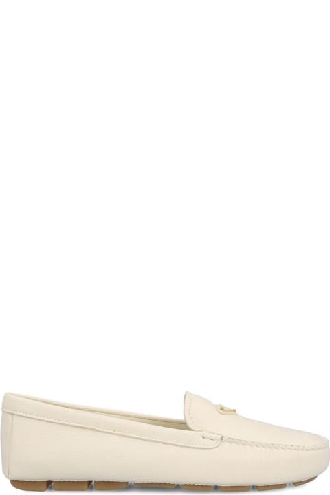 Prada for Women Prada Triangle-logo Slip-on Loafers