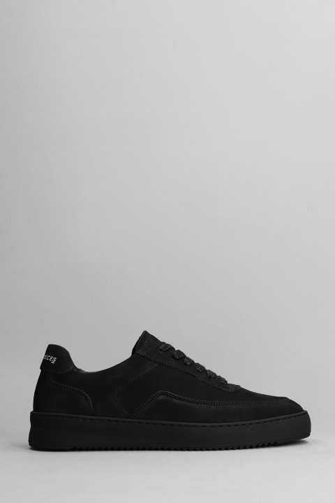 Mondo 2.0 Ripple Sneakers In Black Nubuck
