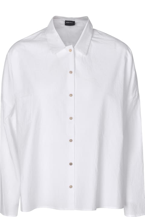 Cropped Long-sleeved Shirt