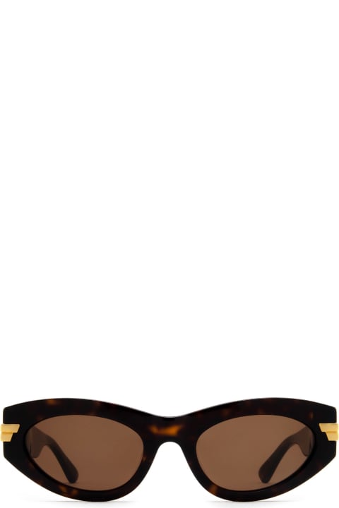 Bottega Veneta Eyewear Eyewear for Women Bottega Veneta Eyewear Bv1189s Havana Sunglasses
