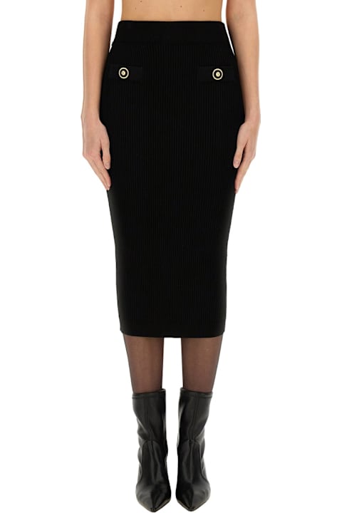 Homeware Balmain Knitted Midi Skirt