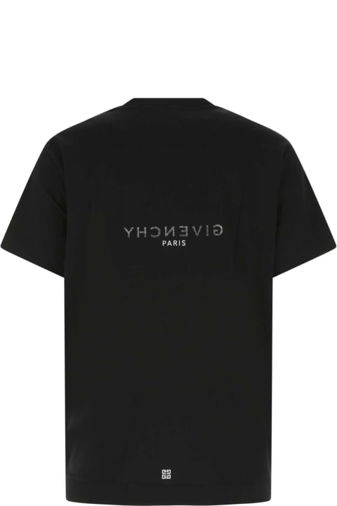 Givenchy Clothing for Men Givenchy Black Cotton Oversize T-shirt