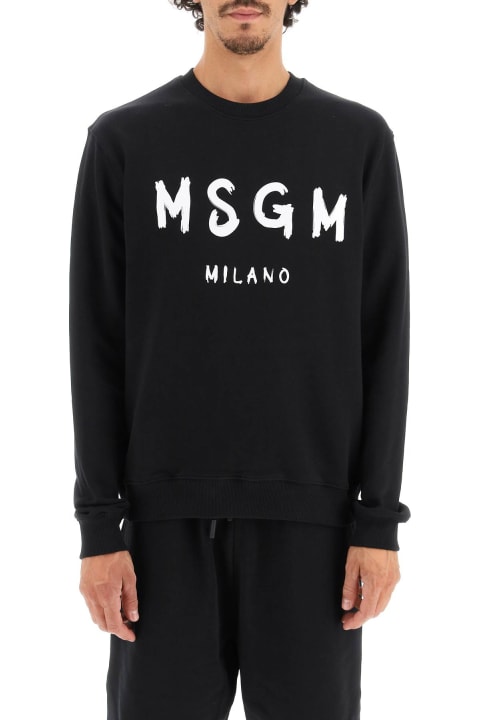 MSGM Fleeces & Tracksuits for Women MSGM Brushed Logo Sweatshirt
