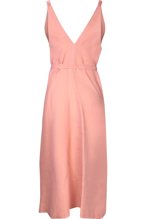 Homeware Forte_Forte Long Pink Linen Dress