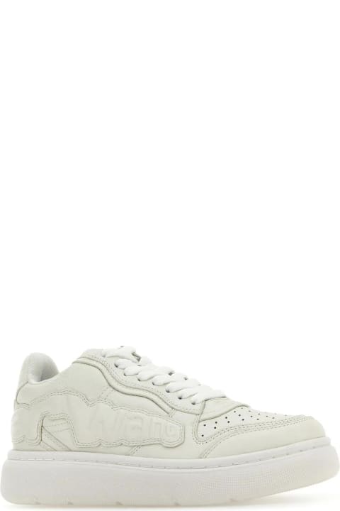 Alexander Wang Sneakers for Women Alexander Wang White Leather Puff Sneakers