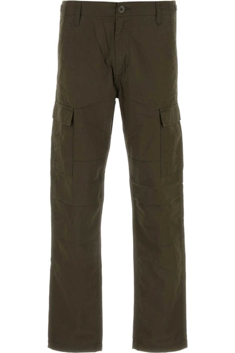 آخر صيحات الموضة من القسم الرجالي Carhartt Khaki Cotton Aviation Pant