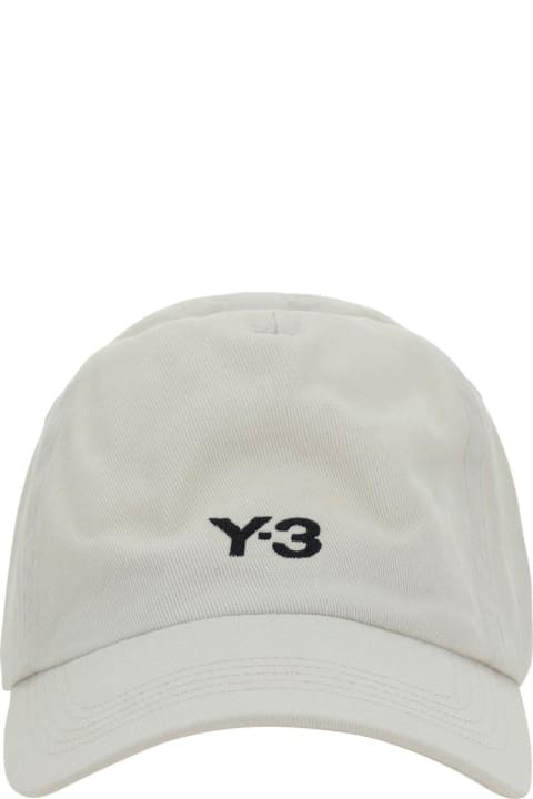 Y-3 Hats for Men Y-3 Logo Embroidered Baseball Cap