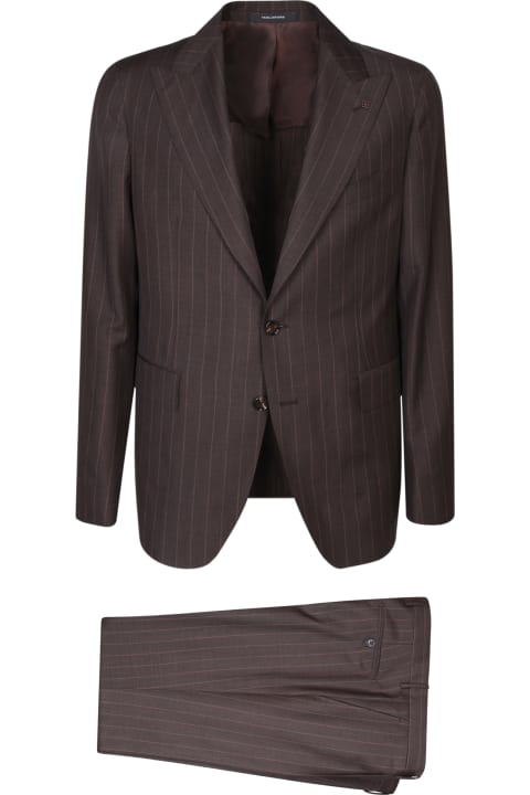 Tagliatore Suits for Men Tagliatore Vesuvio Brown/beige Suit