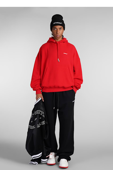 Fleeces & Tracksuits for Men Off-White Sweatshirt In Red Cotton