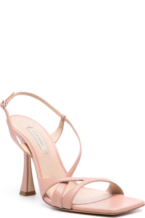 Casadei Sandals for Women Casadei Pink Calf Leather Geraldine Sandals