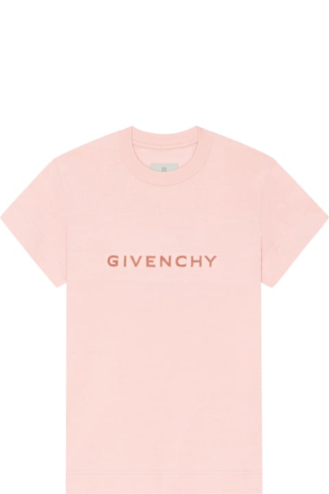 Givenchy Women Givenchy 4g Tufting Cotton T-shirt