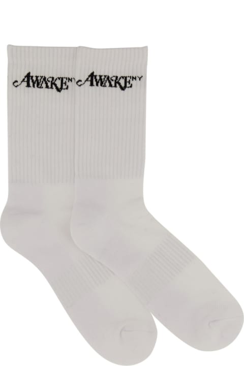 Clothing for Men Awake NY Socks With Logo