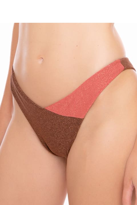 Homeware MC2 Saint Barth Woman Lurex Cheeky Swim Briefs