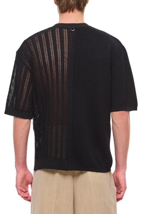 Jacquemus Topwear for Men Jacquemus Contrast Knitted Top
