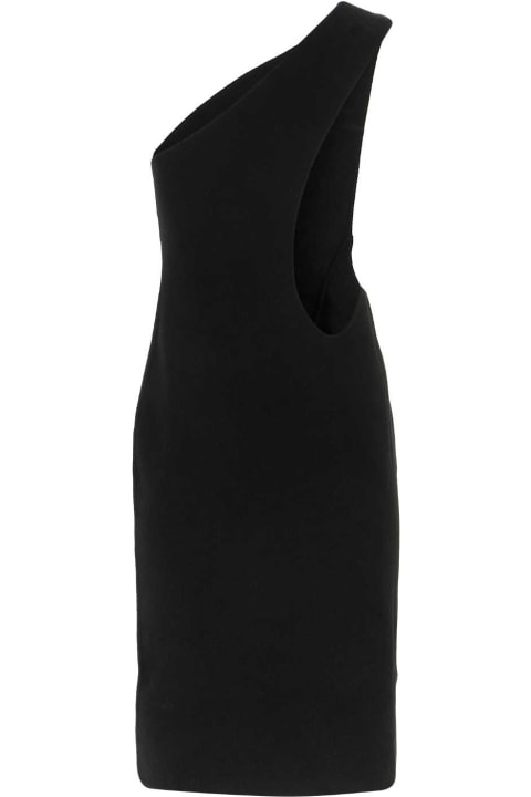 Fashion for Women Bottega Veneta Black Viscose Blend Dress