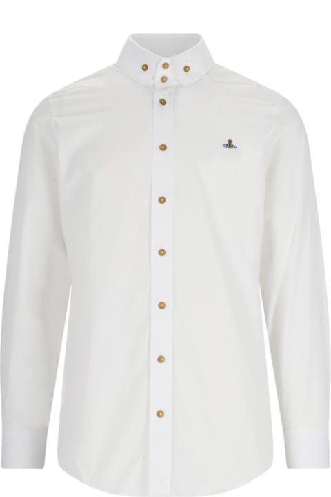メンズ Vivienne Westwoodのシャツ Vivienne Westwood 'two Button Krall' Shirt