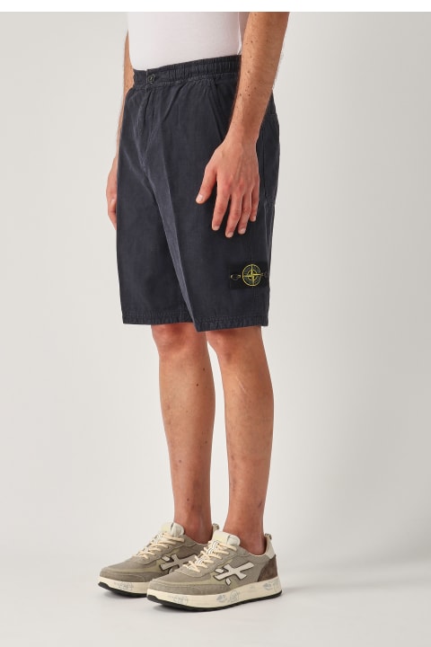 Stone Island Pants for Women Stone Island Bermuda Confort Shorts