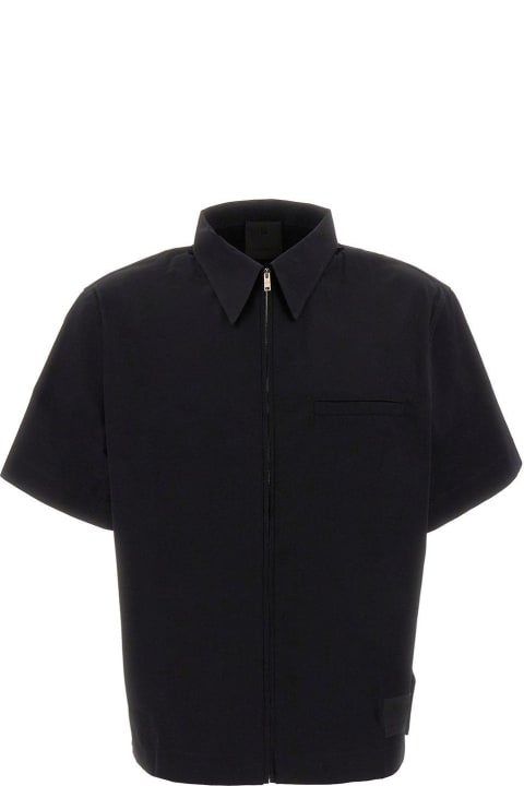 Givenchy for Men Givenchy Zipped Short-sleeved Shirt