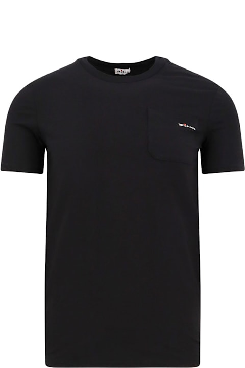 Kiton Topwear for Men Kiton Cotton T-shirt With Embroidered Logo