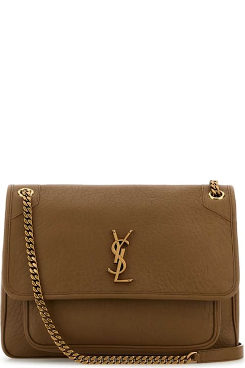 Homeware Saint Laurent Camel Leather Large Niki Bag