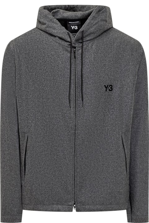 آخر صيحات الموضة من القسم الرجالي Y-3 Drawstring Hooded Jacket