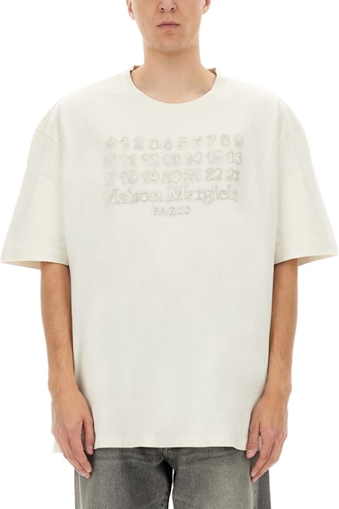 Maison Margiela T-shirt With Embroidered Logo