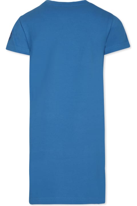 Homeware Colmar Light Blue Dress For Girl With Logo