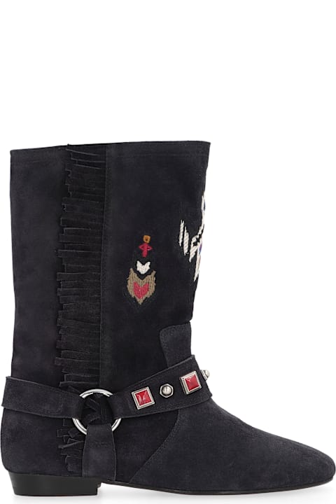 Isabel Marant Boots for Women Isabel Marant Siani Suede Ankle Boots