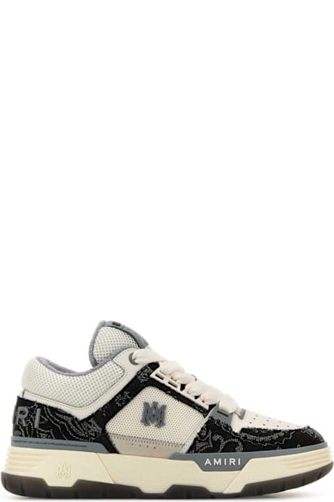 Sale for Men AMIRI Ma-1 Round Toe Lace-up Sneakers