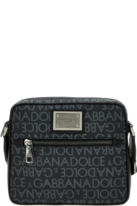 Dolce & Gabbana Shoulder Bags for Men Dolce & Gabbana Logo Crossbody Bag