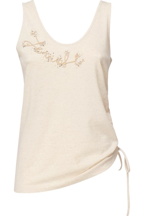 Fendi Top With Logo Embroidery