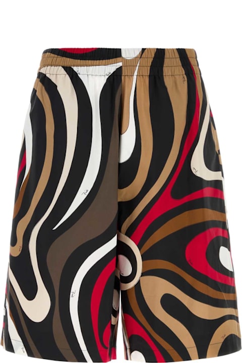 Homeware Pucci Printed Poplin Bermuda Shorts