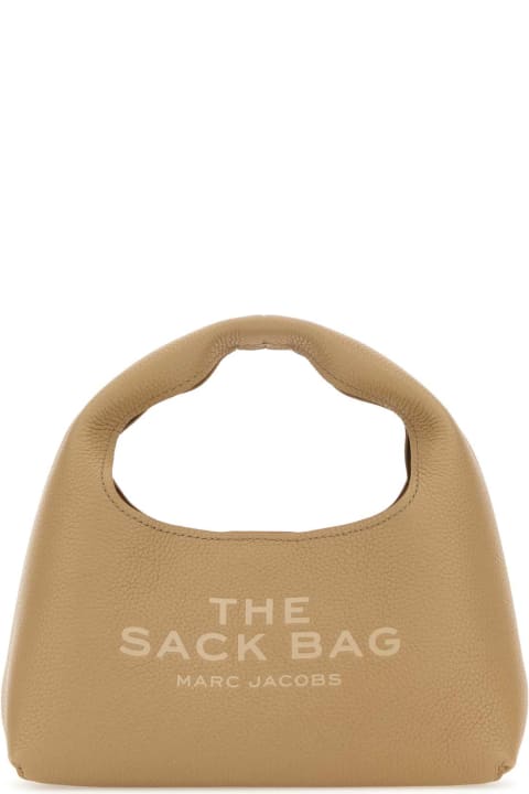 Marc Jacobs for Women Marc Jacobs Camel Leather Mini The Sack Bag Handbag