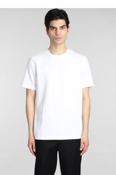 T-shirt In White Viscose
