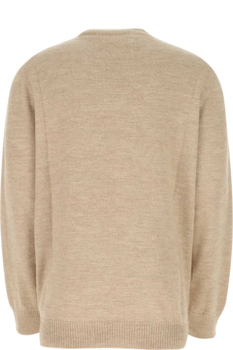 Sale for Men Maison Margiela Cappuccino Wool And Alpaca Sweater