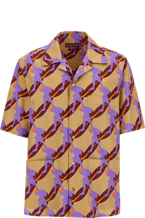 Gucci Shirts for Men Gucci 'twisted Surf' Shirt
