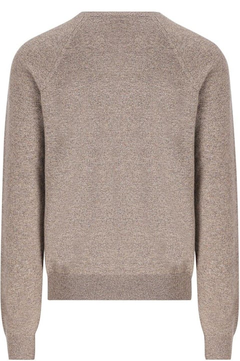 Saint Laurent Sweaters for Men Saint Laurent Cassandre Crewneck Jumper