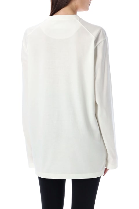 Fashion for Women Y-3 Graphic Long Sleeves Tee
