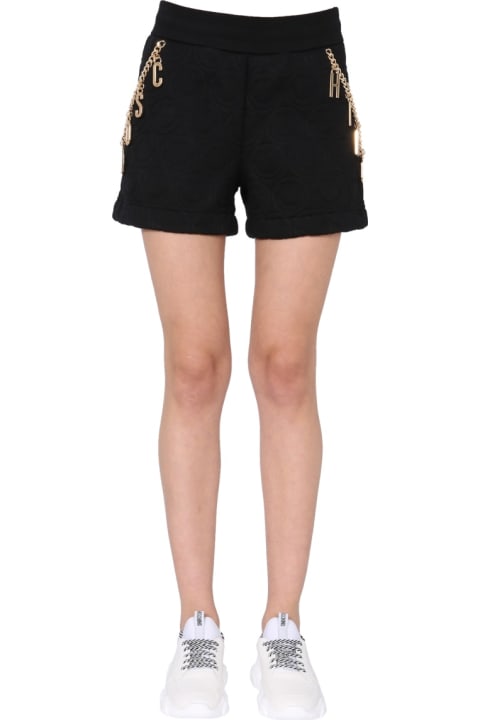 Moschino Pants & Shorts for Women Moschino Smile Quilted Bermuda