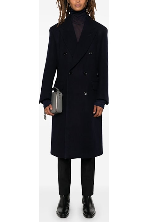 Tom Ford Coats & Jackets for Men Tom Ford Double-breasted Tailored Coat