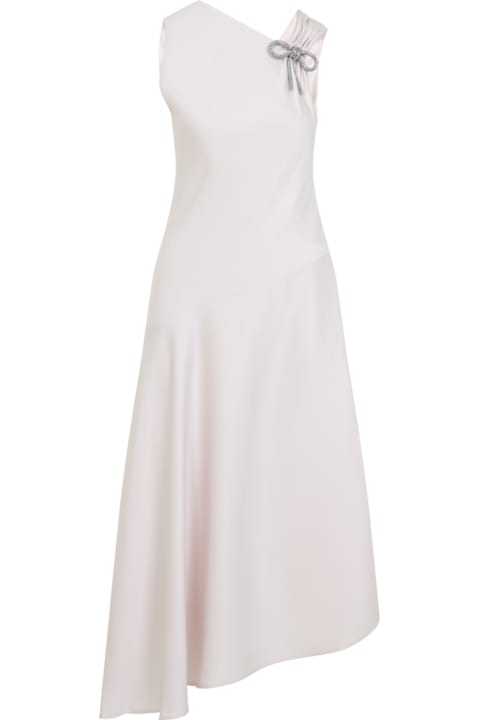 Jil Sander for Kids Jil Sander Asymmetric Dress With Diagonal Cut