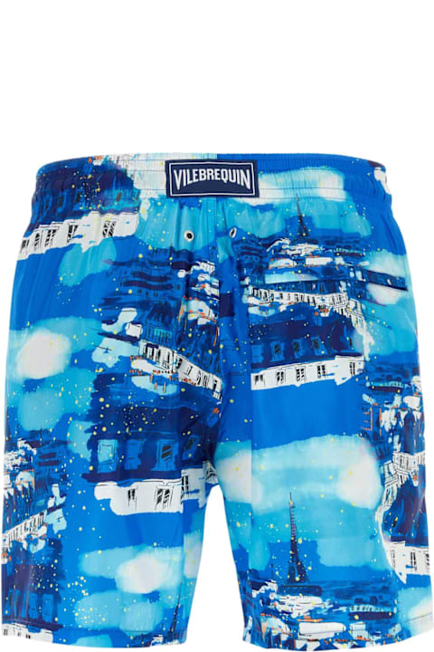 Vilebrequin لـ Women Vilebrequin Printed Polyester Swimming Shorts
