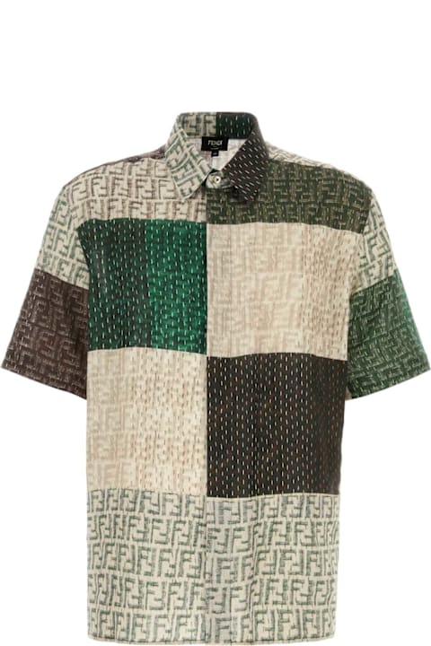 Fashion for Men Fendi Multicolor Linen Shirt