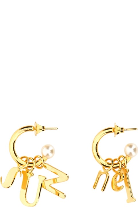 Earrings for Women Sunnei Lettering Logo Dangle Earrings