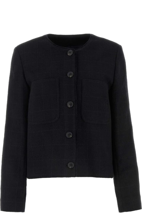A.P.C. Sweaters for Women A.P.C. Black Bouclã© Blazer