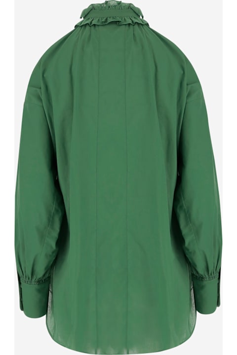 Valentino Dresses for Women Valentino Long Sleeved Dress With Volant