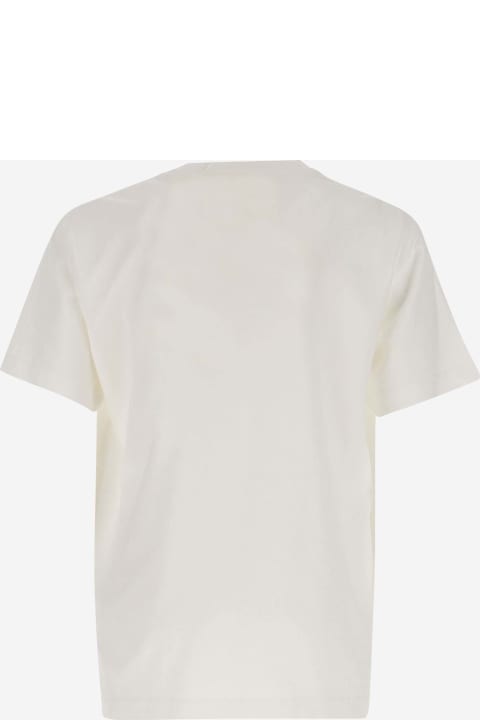ボーイズ トップス Off-White Cotton T-shirt With Logo