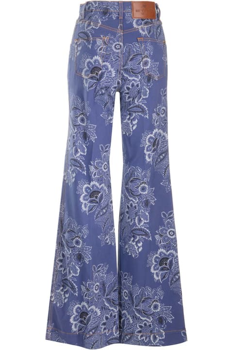 Etro for Women Etro Printed Flare Jeans